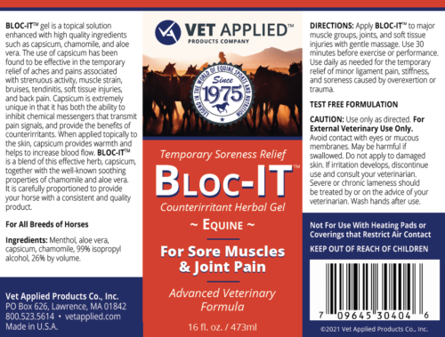 Bloc-It: Deep-Penetrating Pain Relief Gel for Muscles & Joints