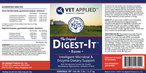 Digest-It™ Microbial and Enzyme Dietary Support