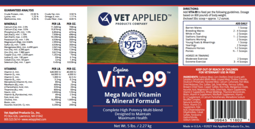 Vita-99 Mega Multi Vitamin & Mineral Formula